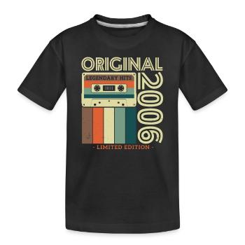 Cadeau Millésime 2006 - T-shirt bio Premium Enfant - noir - Devant