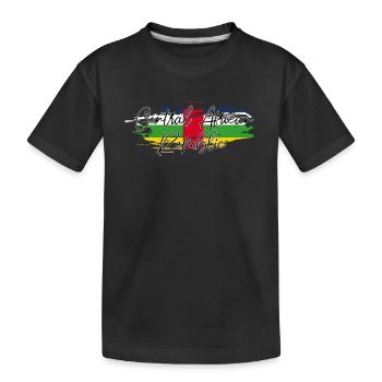 Central African Republic - Kids' Premium Organic T-Shirt - black - Front