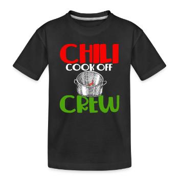 Chili Cook Off Crew Cooking Contest Winning Team - Kids' Premium Organic T-Shirt - black - Front