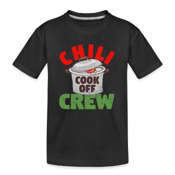 Chili Cook Off Crew Cooking Contest Winning Team - Kids' Premium Organic T-Shirt - black - Front