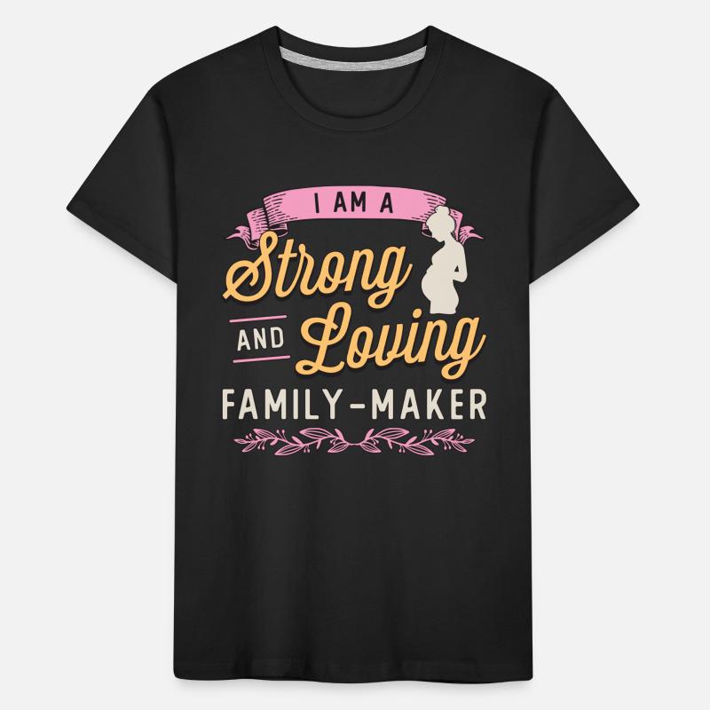 Maternité de substitution Je suis une conscience de FIV forte et aimante T-shirt bio Premium Enfant