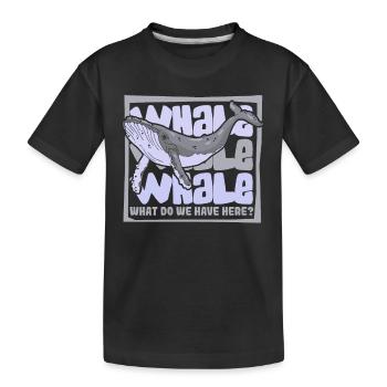 Qu’avons-nous ici Béluga Cachalot bleu - T-shirt bio Premium Enfant - noir - Devant