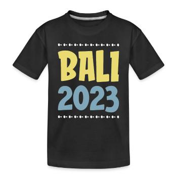 Bali 2023 - T-shirt bio Premium Enfant - noir - Devant