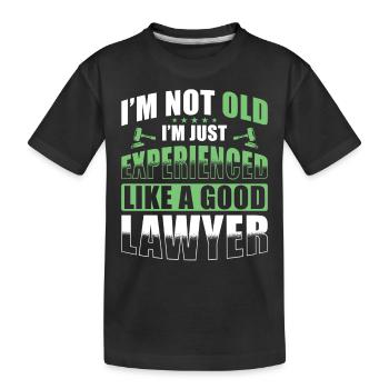 Anwalt Geburtstagsgeschenk - Kinder Premium Bio T-Shirt - Schwarz - Vorne