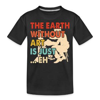 Artiste - T-shirt bio Premium Enfant - noir - Devant