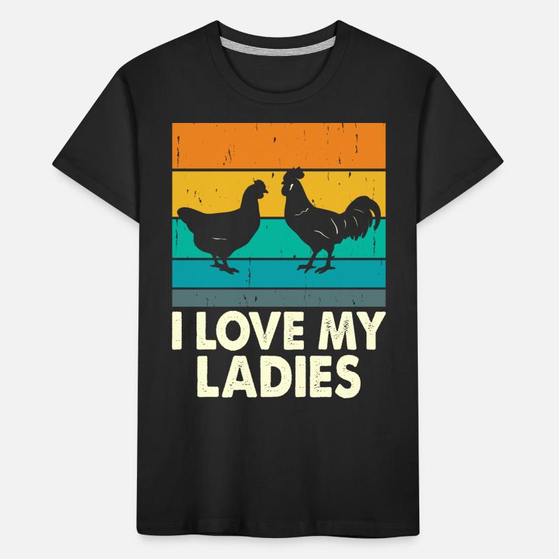 Chickens Kids' Premium Organic T-Shirt