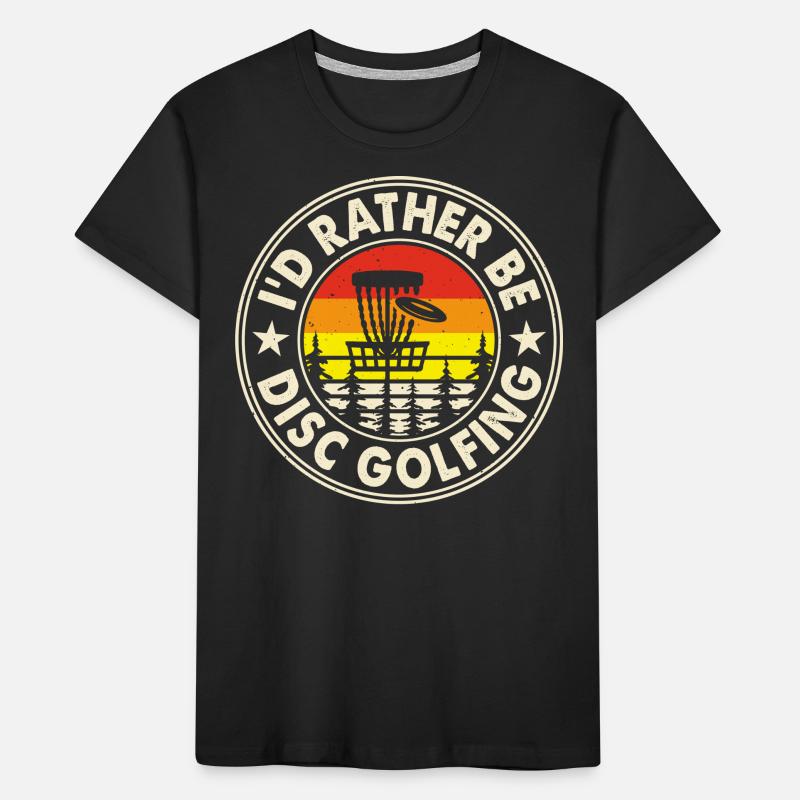 Discgolf Disc Golf Kinder Premium Bio T-Shirt