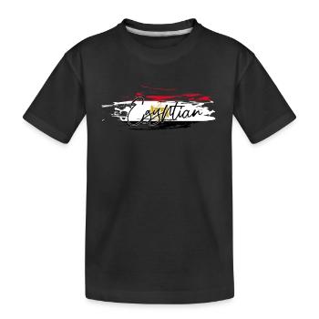 Égypte - T-shirt bio Premium Enfant - noir - Devant
