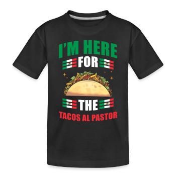 Tacos Al Pastor Mexique Mexique - T-shirt bio Premium Enfant - noir - Devant