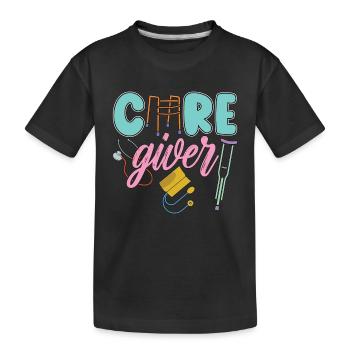 Soignant de garde privé - T-shirt bio Premium Enfant - noir - Devant