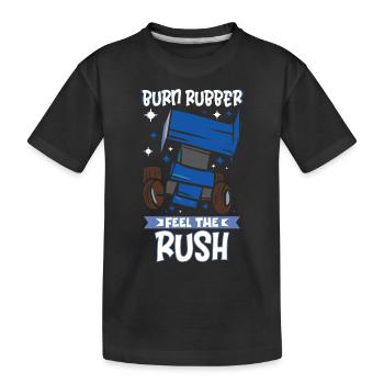 Sprint Car Mom Dirt Track Racing Race Day - Kids' Premium Organic T-Shirt - black - Front