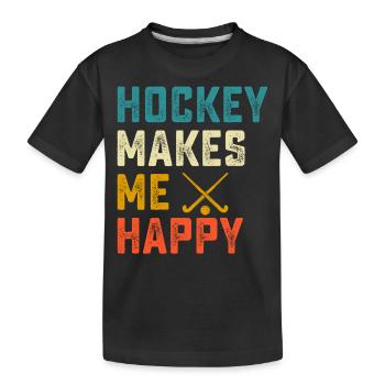 Hockey Eishockey Hockey sur glace - T-shirt bio Premium Enfant - noir - Devant