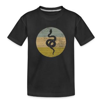 Serpent - T-shirt bio Premium Enfant - noir - Devant