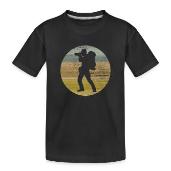 Photographie - T-shirt bio Premium Enfant - noir - Devant