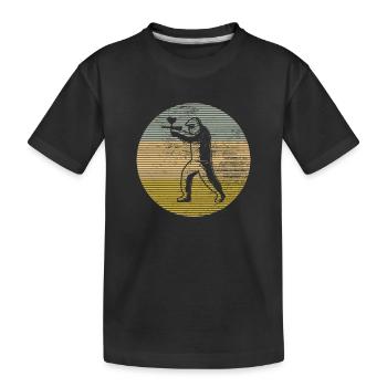 Paintball - Kinder Premium Bio T-Shirt - Schwarz - Vorne
