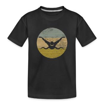Nager - T-shirt bio Premium Enfant - noir - Devant