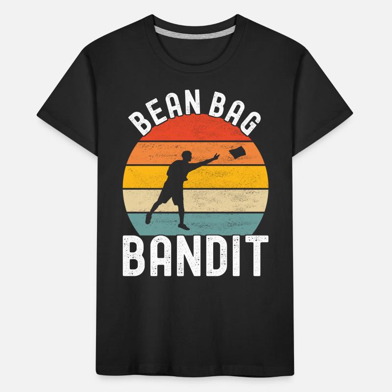 Cornhole Player Cornhole Board T-shirt bio Premium Enfant