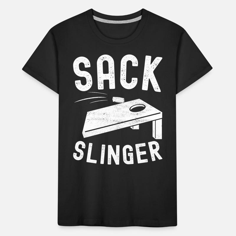 Cornhole Player Cornhole Board T-shirt bio Premium Enfant