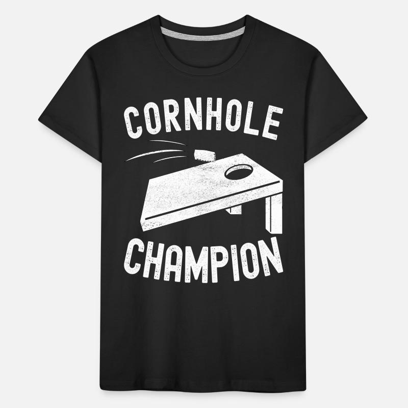 Cornhole Player Cornhole Board T-shirt bio Premium Enfant