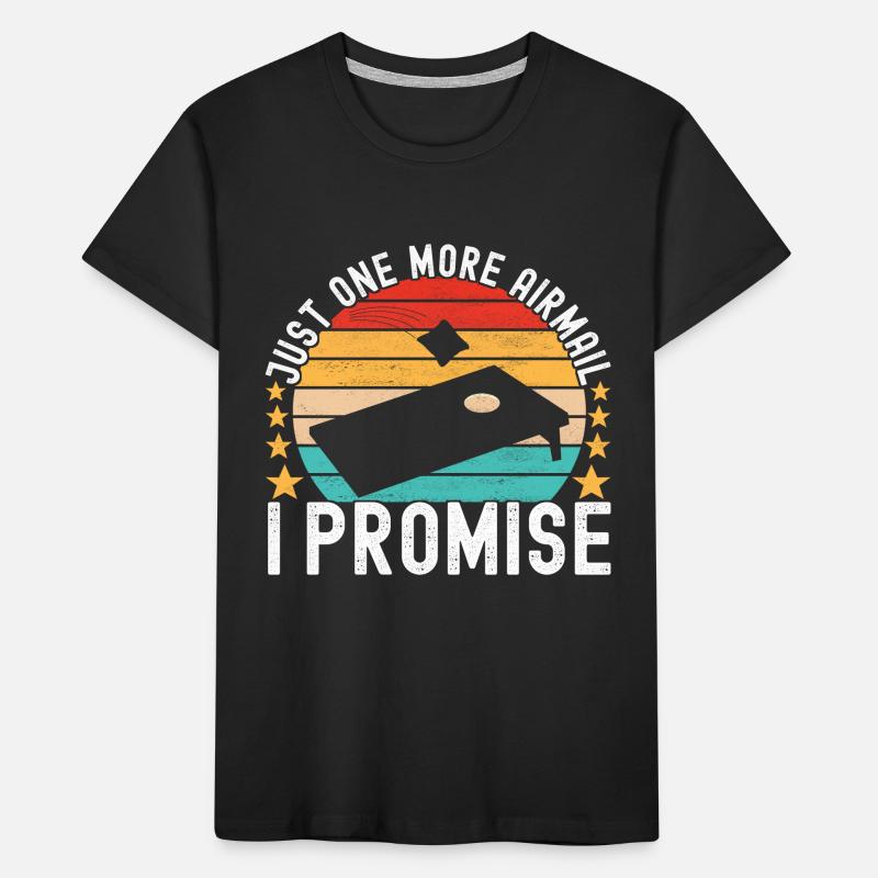 Cornhole Player Cornhole Board T-shirt bio Premium Enfant