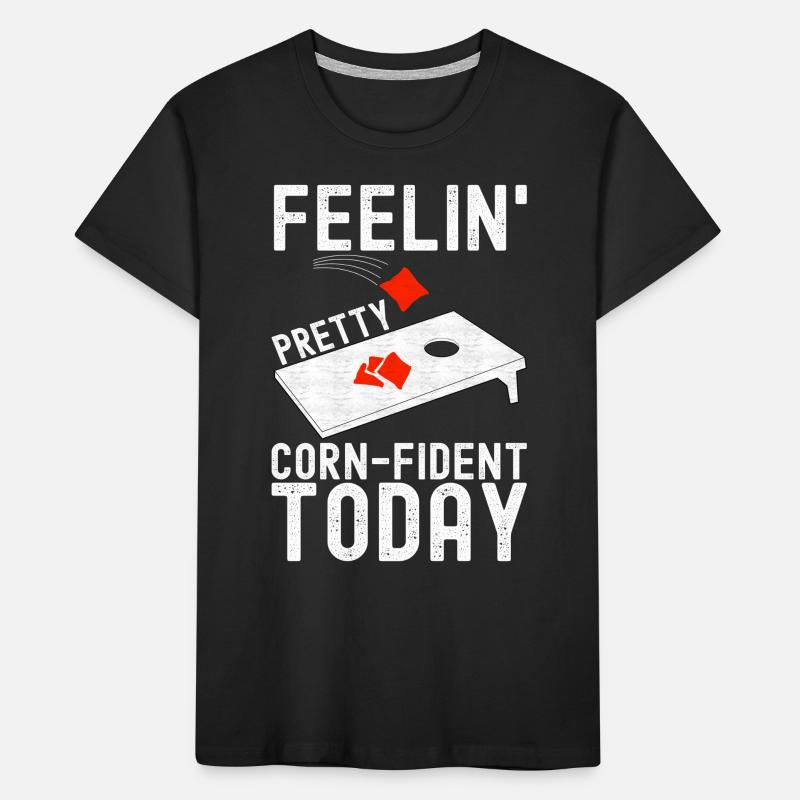 Cornhole Player Cornhole Board T-shirt bio Premium Enfant