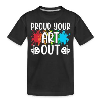 Artiste - T-shirt bio Premium Enfant - noir - Devant