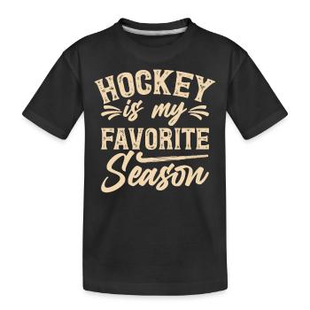 Hockey Eishockey Hockey sur glace - T-shirt bio Premium Enfant - noir - Devant