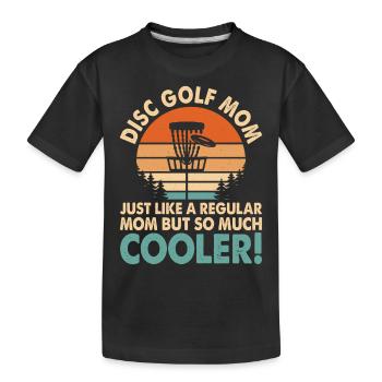 Discgolf Disc Golf Mama - Kids' Premium Organic T-Shirt - black - Front