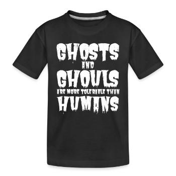 Costume d’Halloween sarcastique pour introvertis - T-shirt bio Premium Enfant - noir - Devant
