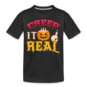Halloween Costume Halloween Party - Kids' Premium Organic T-Shirt - black - Front