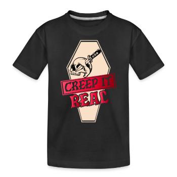 Halloween Costume Halloween Party - Kids' Premium Organic T-Shirt - black - Front