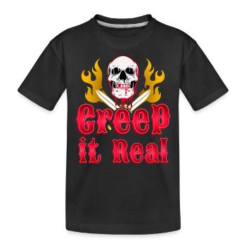 Halloween Costume Halloween Party - Kids' Premium Organic T-Shirt - black - Front