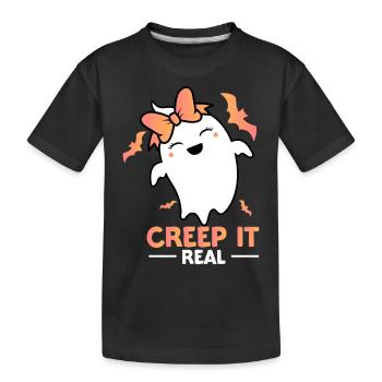 Halloween Costume Halloween Party - Kids' Premium Organic T-Shirt - black - Front