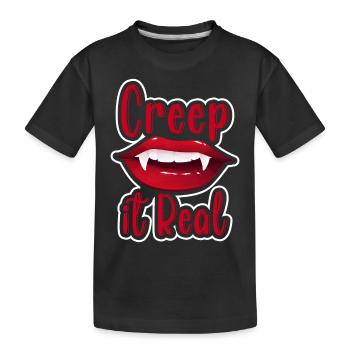 Halloween Costume Halloween Party - Kids' Premium Organic T-Shirt - black - Front