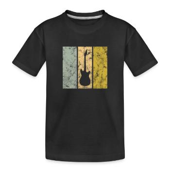 Rock - Kinder Premium Bio T-Shirt - Schwarz - Vorne