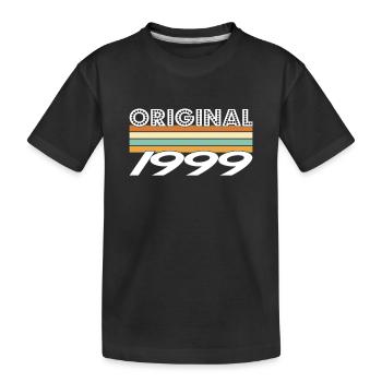 Original 1999 - Kinder Premium Bio T-Shirt - Schwarz - Vorne