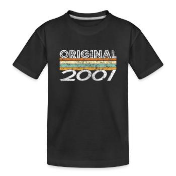 Original 2001 - Kids' Premium Organic T-Shirt - black - Front