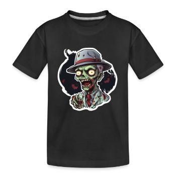 Zombie Zombie Halloween Zombie Costume Mort-vivant - T-shirt bio Premium Enfant - noir - Devant
