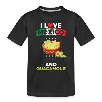 Guacamole Mexique Mexique - T-shirt bio Premium Enfant - noir - Devant