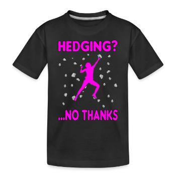 Bouldering Bouldering Climbing Boulderer Bouldering - Kids' Premium Organic T-Shirt - black - Front