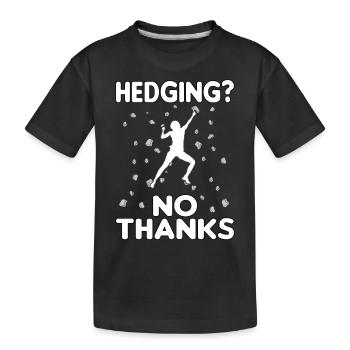 Bouldering Bouldering Climbing Boulderer Bouldering - Kids' Premium Organic T-Shirt - black - Front