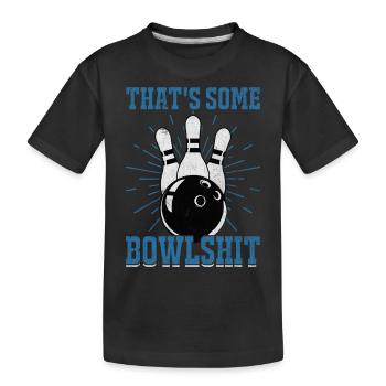 Bowling - T-shirt bio Premium Enfant - noir - Devant