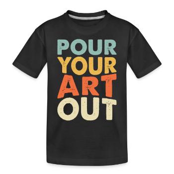 Artiste - T-shirt bio Premium Enfant - noir - Devant