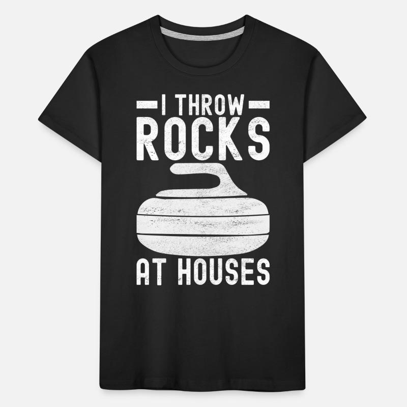 Joueurs de curling T-shirt bio Premium Enfant