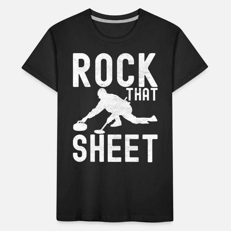 Joueurs de curling T-shirt bio Premium Enfant