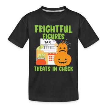 Figurines terrifiantes traite en Check Hallow - T-shirt bio Premium Enfant - noir - Devant