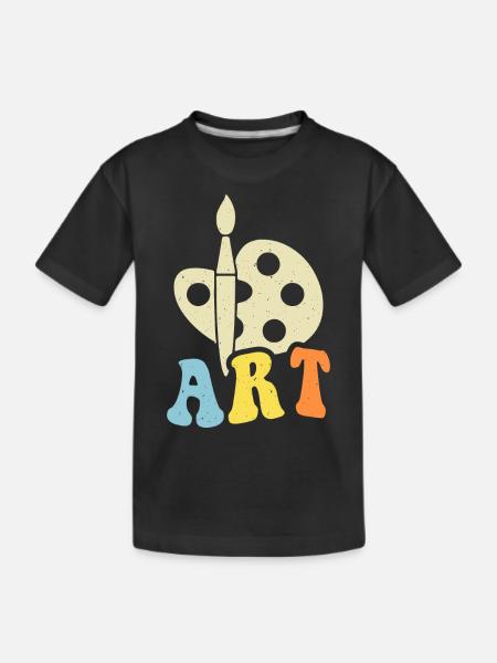 Künstler - Kinder Premium Bio T-Shirt - Schwarz