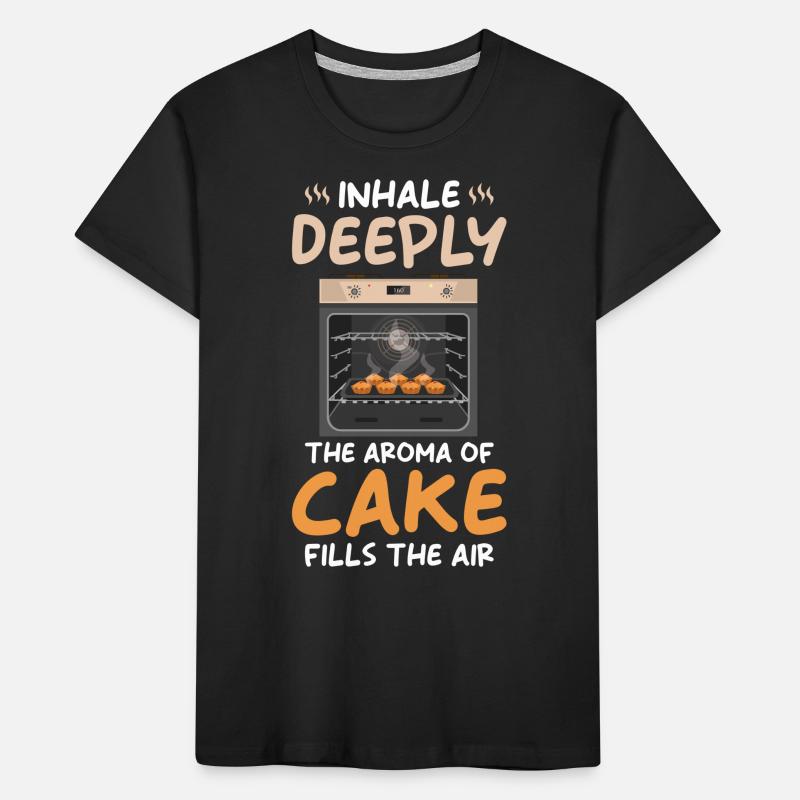 Kuchen Backen Bäcker Bäckerei Kinder Premium Bio T-Shirt