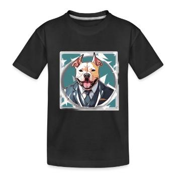 Pitbull Pitbull Chien Pitbull Vêtements Pitbulls - T-shirt bio Premium Enfant - noir - Devant