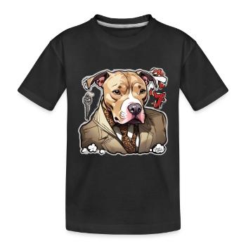 Pitbull Pitbull Chien Pitbull Vêtements Pitbulls - T-shirt bio Premium Enfant - noir - Devant